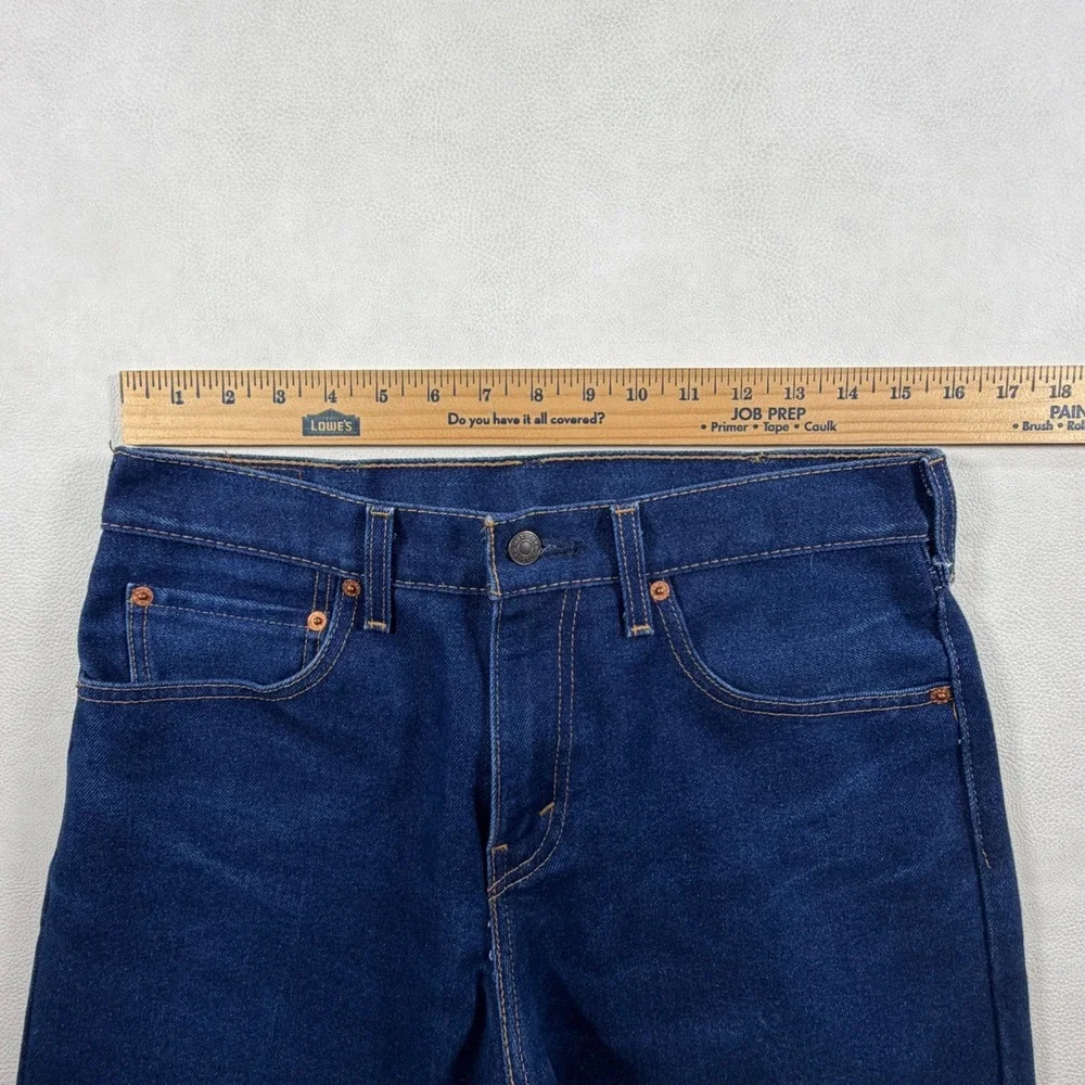 Levis 517 Mens 31x32 Bootcut Jeans Dark Indigo Cowboy Western Blue Denim